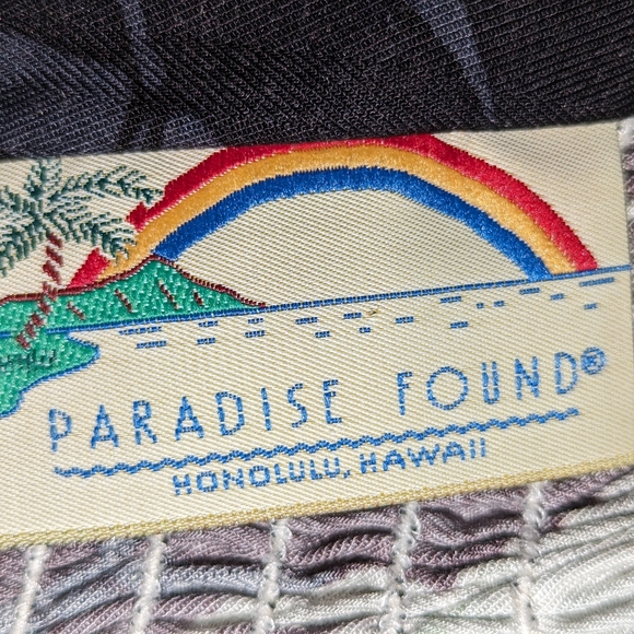 PARADISE FOUND Dress Honolulu Hawaii Vintage 100% Rayon sz Small - Picture 5 of 14